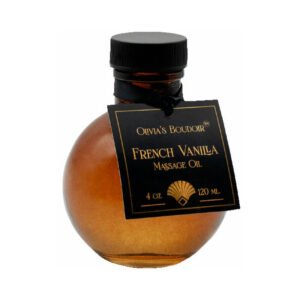 Olivia's Boudoir Massage Oil French Vanilla 4 oz.
