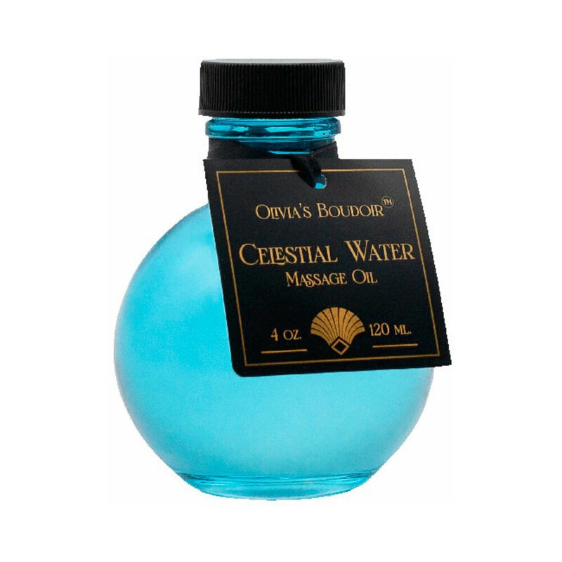 Olivia's Boudoir Massage Oil Celestial Water 4 oz.