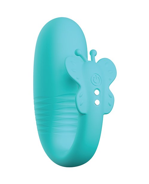 Pretty Love Remi Thrusting Hands-Free Vibrator - Aqua - Image 4