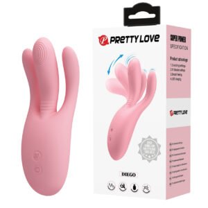 Pretty Love Diego Nodding Vibrator - Pink