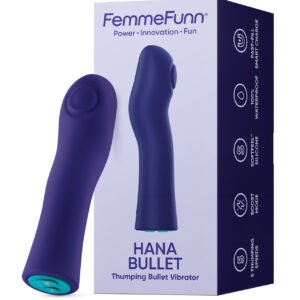 Femme Funn Hana Fingerlike Thumping Bullet - Dark Purple