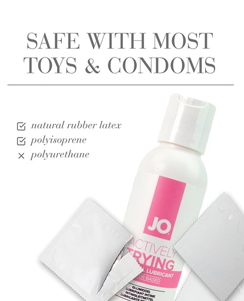JO Actively Trying (TTC) Paraben-Free - Original Lubricant 4 oz - Image 4
