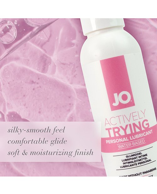 JO Actively Trying (TTC) Paraben-Free - Original Lubricant 4 oz - Image 5