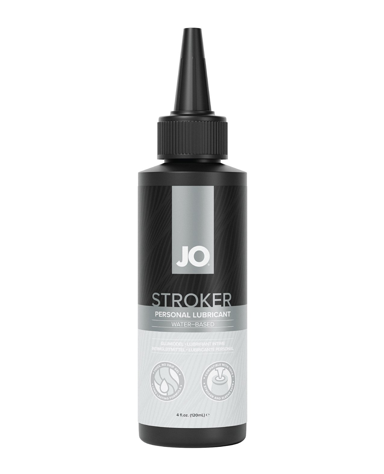 JO Stroker Waterbased Lubricant - 4 oz Bottle
