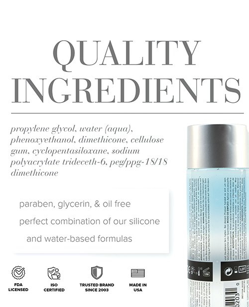 JO Coconut Hybrid - Original Lubricant 8 oz - Image 2