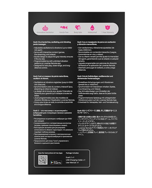 Lovense Gush 2 Handsfree Masturbator - Teal - Image 8