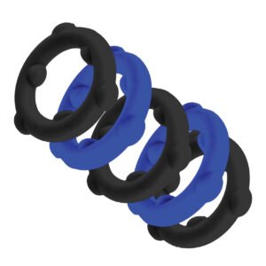 Oxballs Gearheads 5 Pack Spinner Rings - Blue/Black