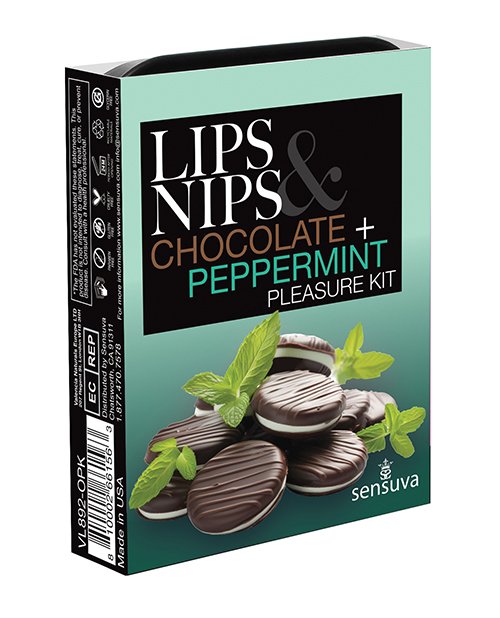 Sensuva Lips & Nips Pleasure Kit - Chocolate Nip Zip + Chocolate Peppermint XBalm + 50 Ways to Kiss Guide - Image 5