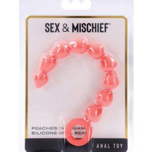 Sex & Mischief Peaches 'n CreaMe Silicone Anal Beads