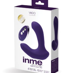 VeDO Inme Rechargeable Dual Vibe w/Remote Control - Purple